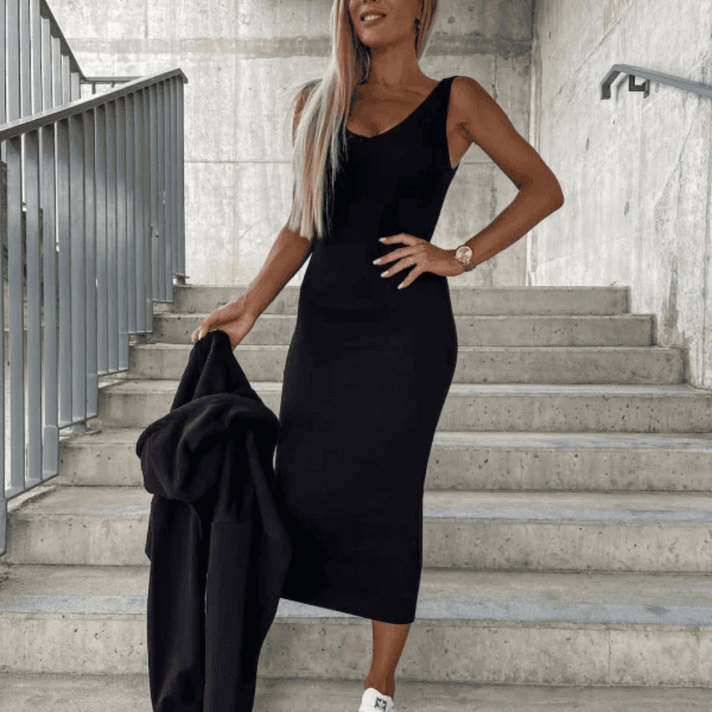 Violeta - Conjunto versátil de crop top y falda