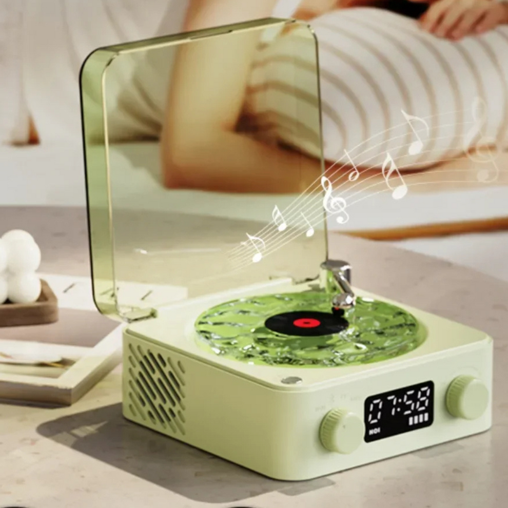 SpinTime – Eine von Vintage-Uhren inspirierte Uhr mit modernen Klangfunktionen.