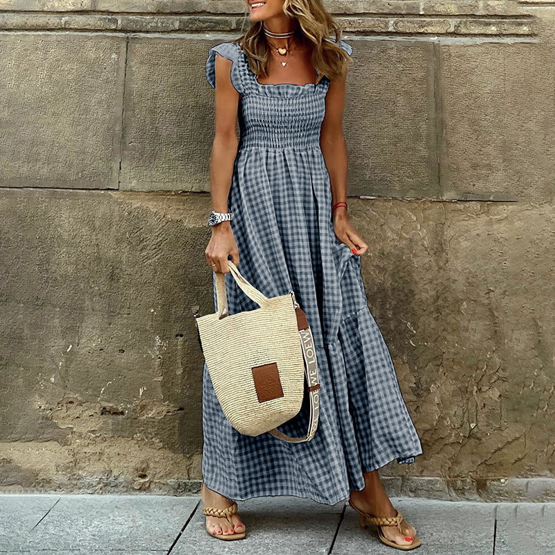 Sheila - Vestido blusón de red larga