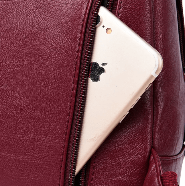 Mariah - Tidløs læderrygsæk