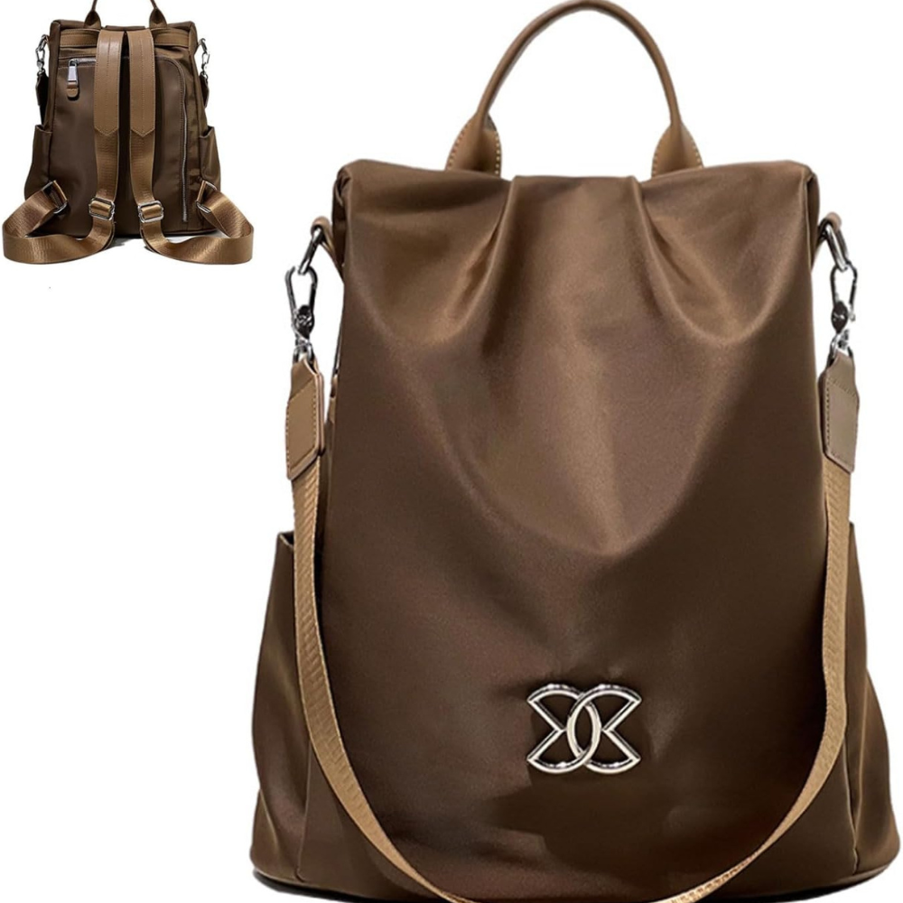 Vigilis - Stilvolle Diebstahlsicherung Rucksack mit versteckten Reißverschlüssen