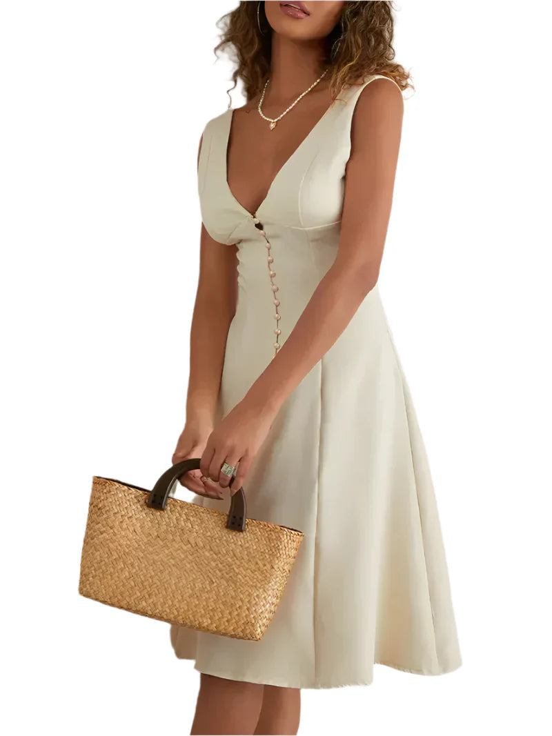 Elsie - Rippet Mini Bodycon Kleid