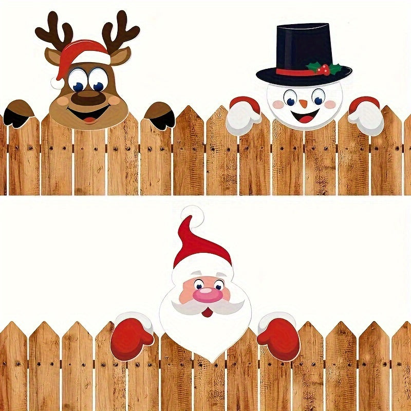 Festlich | 3-teiliges Weihnachtszaun-Dekorationsset