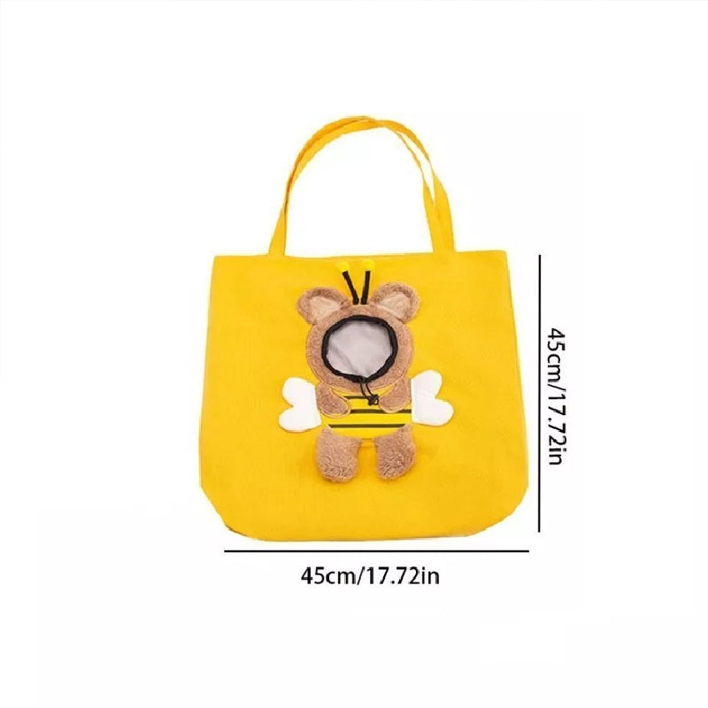 PetPouch - Süße Haustiertasche aus Leinen