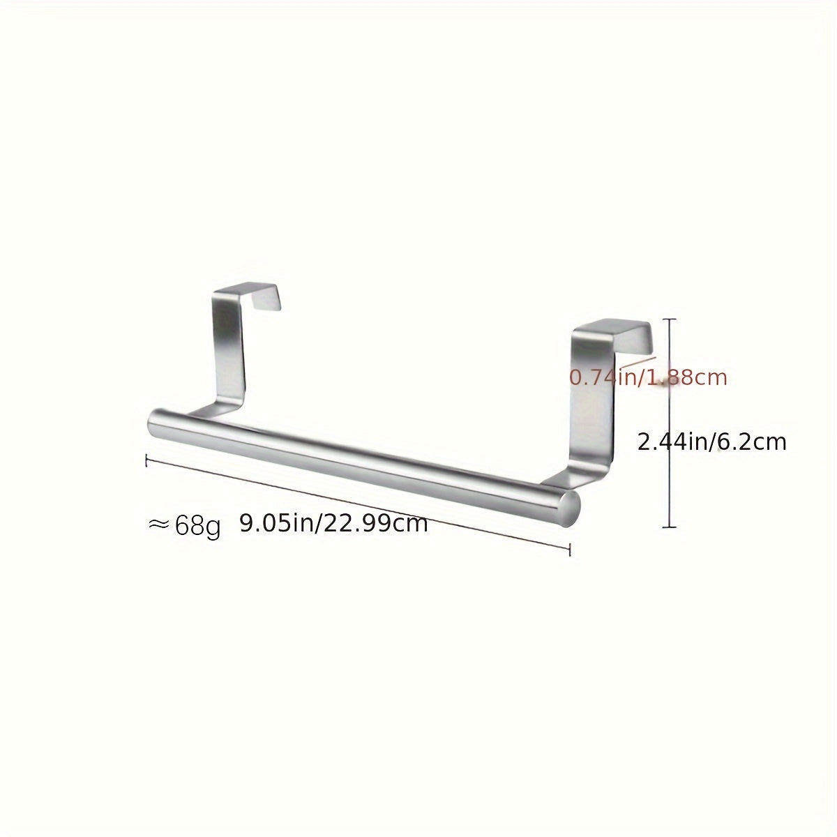 Raxel Handtuchhalter zum Aufhängen an der Tür – Platzsparendes Gestell aus Edelstahl