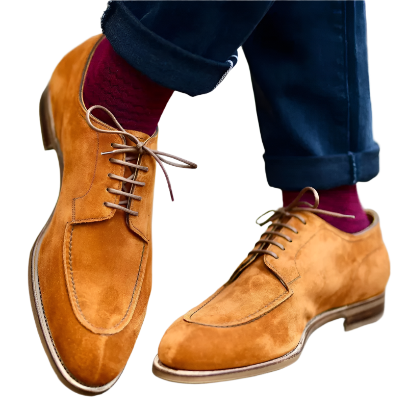 Philipe - Raffinierte Wildlederschuhe mit Schnürsenkeln für alltägliche Eleganz