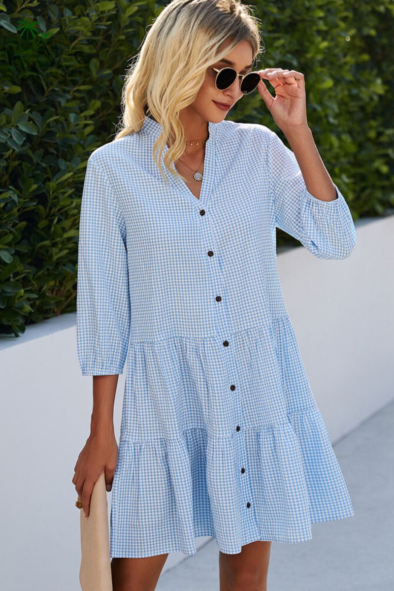Mylie - Vielseitiges Button-Down Kleid