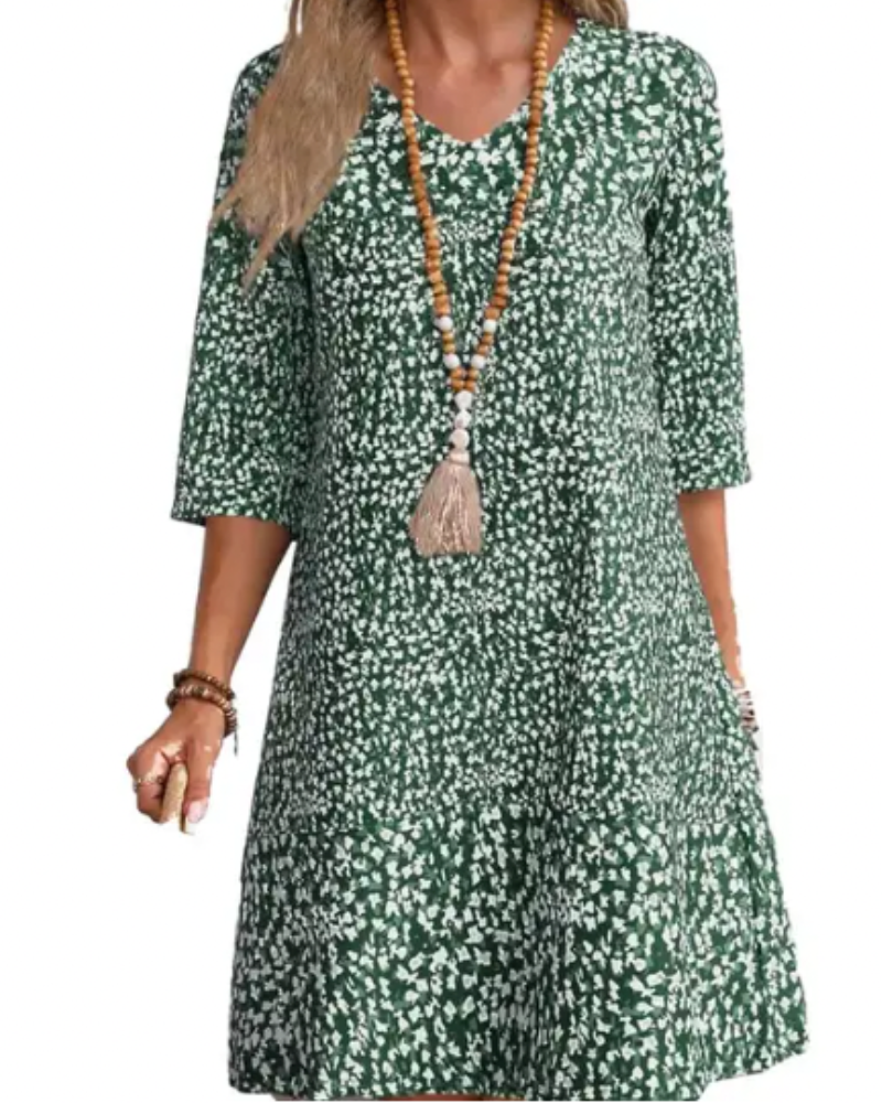 Via - Druckbedrucktes Kleid