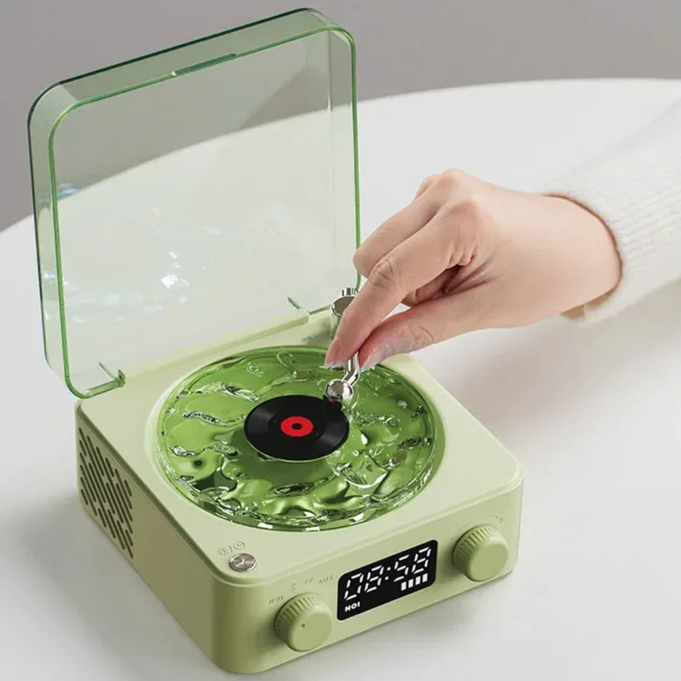 SpinTime – Eine von Vintage-Uhren inspirierte Uhr mit modernen Klangfunktionen.