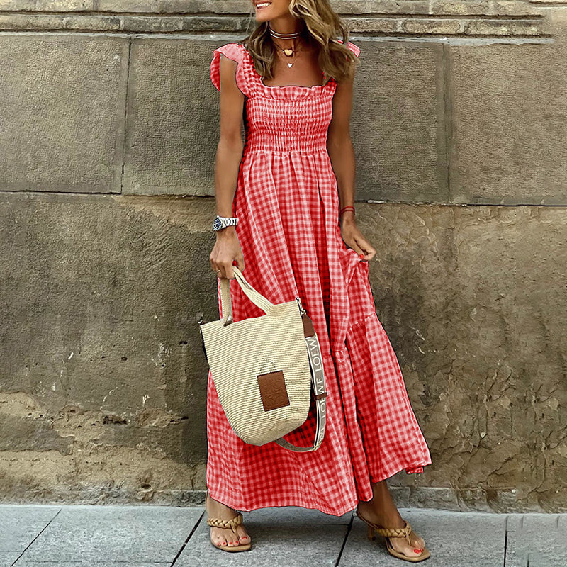 Sheila - Vestido blusón de red larga