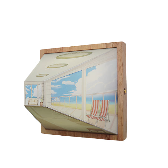 GalleryGlow - 3D kunstinspirierte Wandlampe mit beleuchteten Meisterwerken