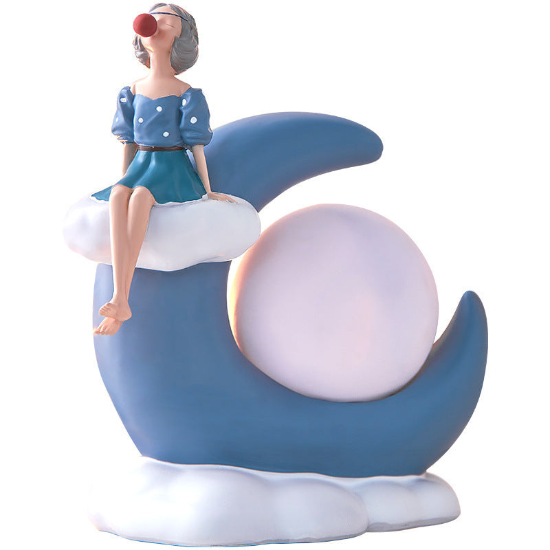 GlowNest Bubble Girl Nachtlicht