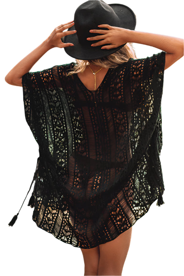 Lacey - V-Ausschnitt ethnisches Badebekleidung Cover-up