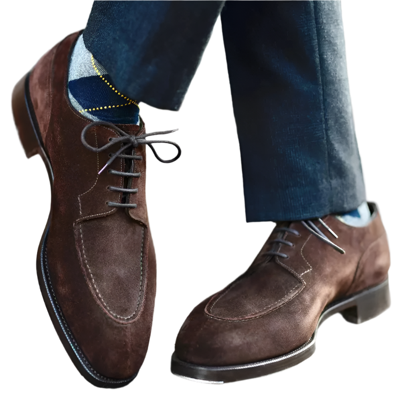 Philipe - Raffinierte Wildlederschuhe mit Schnürsenkeln für alltägliche Eleganz