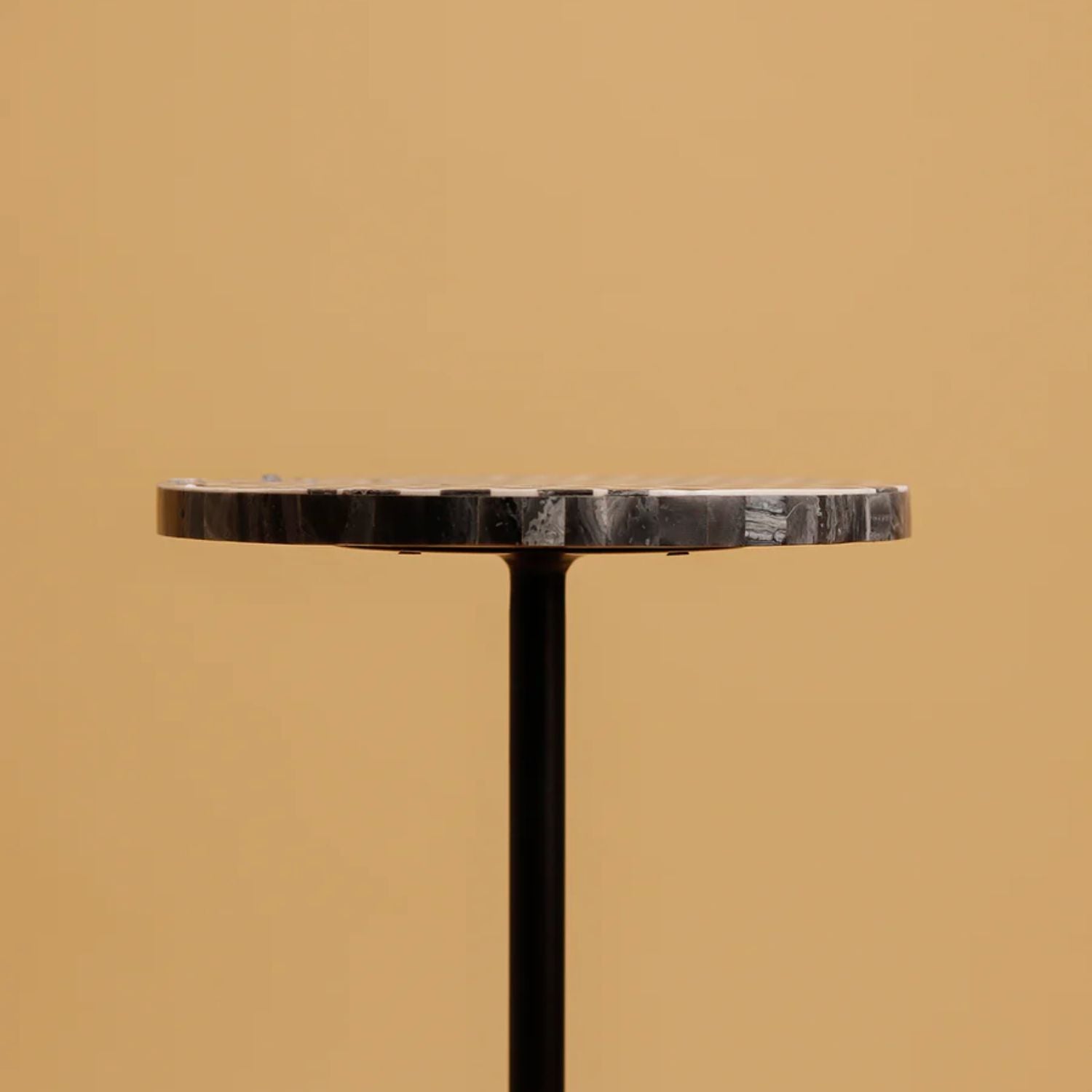 Ebonelle - Mesa de tocador Mystique negra y blanca