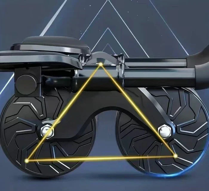Ab-Rad mit Ellenbogenstütze Automatischer Rückprall-Bauchtrainer