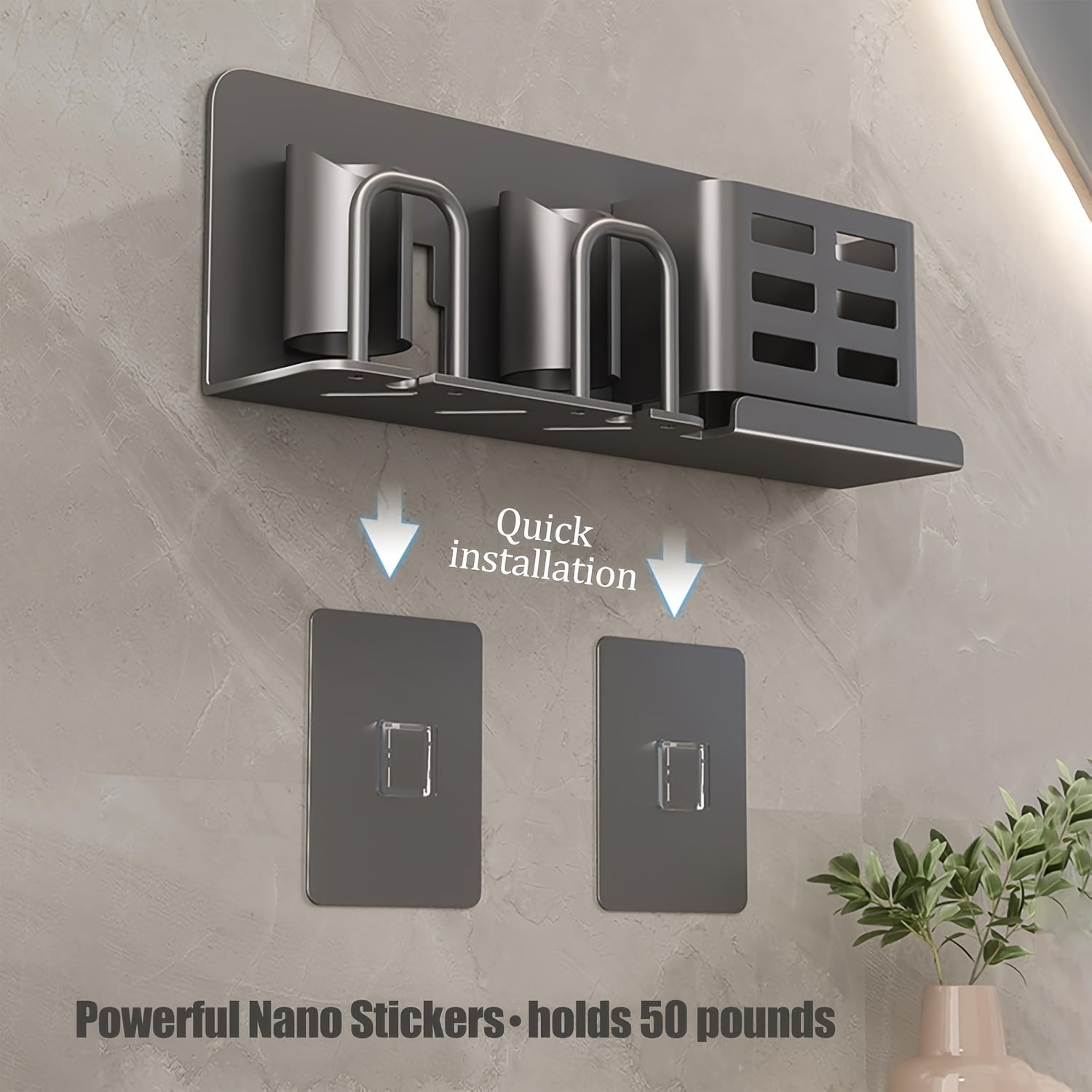 CleanHold Wandhalterung für elektrische Zahnbürsten