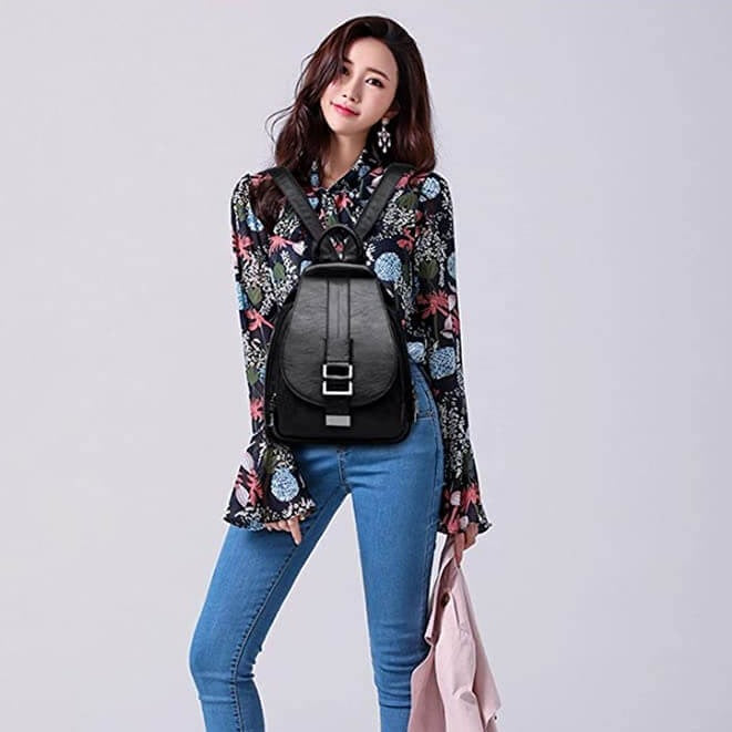 Mariah - Zeitlose Leder-Rucksack