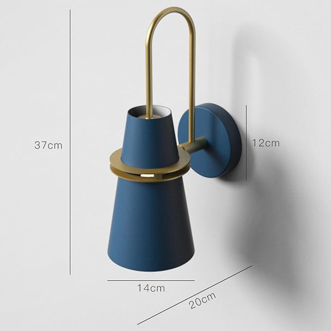 Skandinavische Stahl-Wandleuchte | Modernes minimalistisches Licht