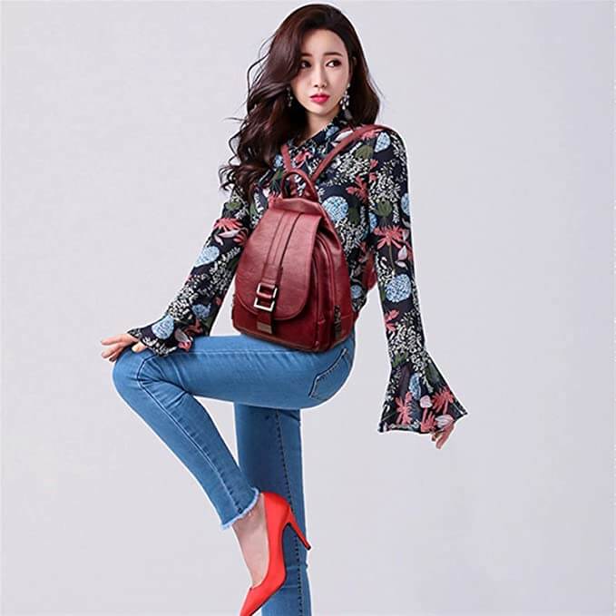 Ellen - Tidløs læderrygsæk