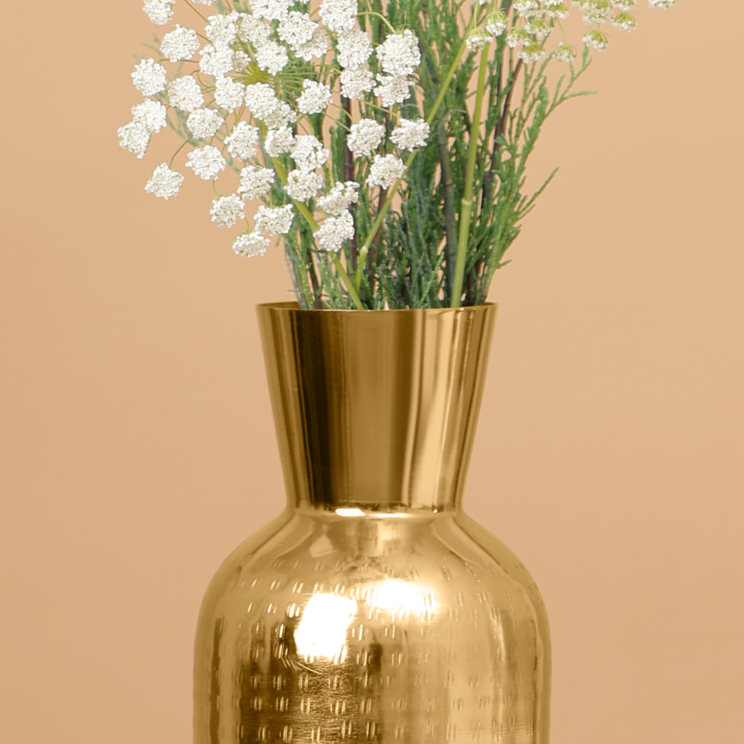 Elarya - Vase mit goldener Strahlkraft