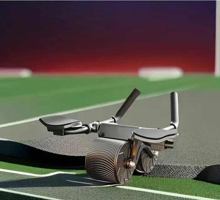 Ab-Rad mit Ellenbogenstütze Automatischer Rückprall-Bauchtrainer