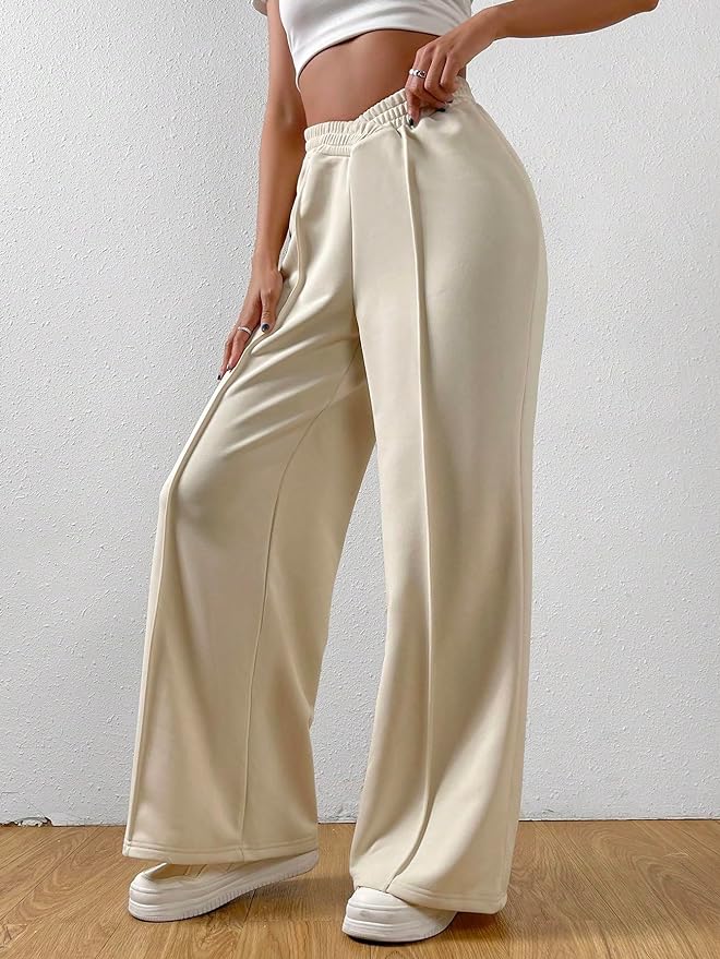 Solvej - pantalon femme à jambes larges