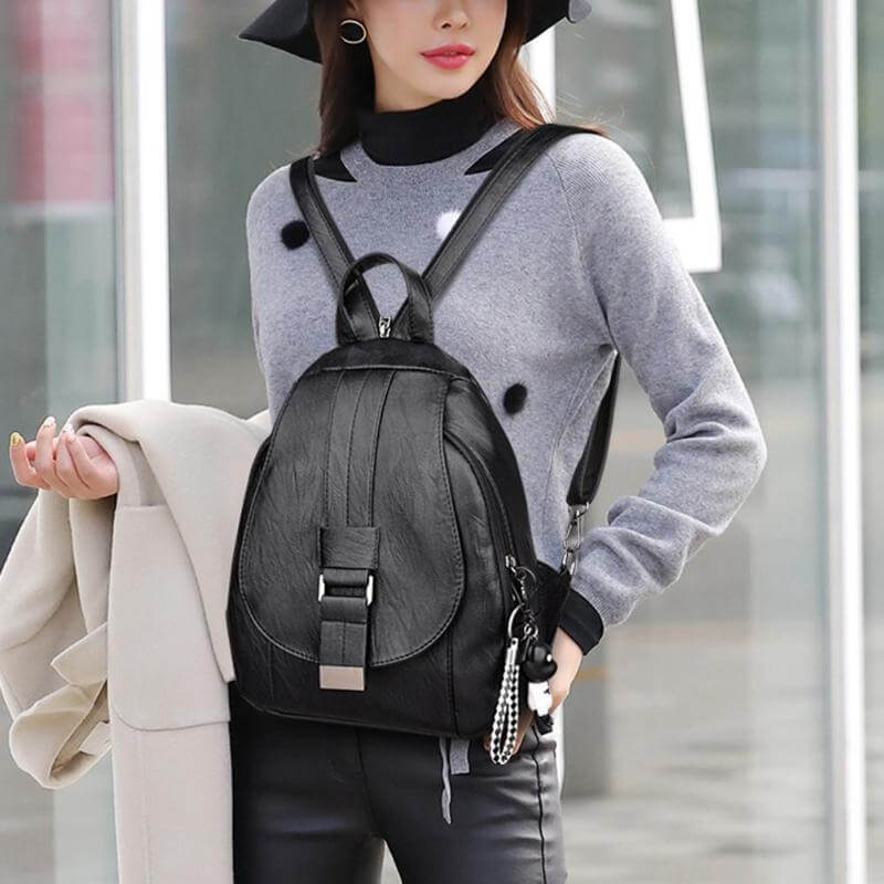 Mariah - Zeitlose Leder-Rucksack