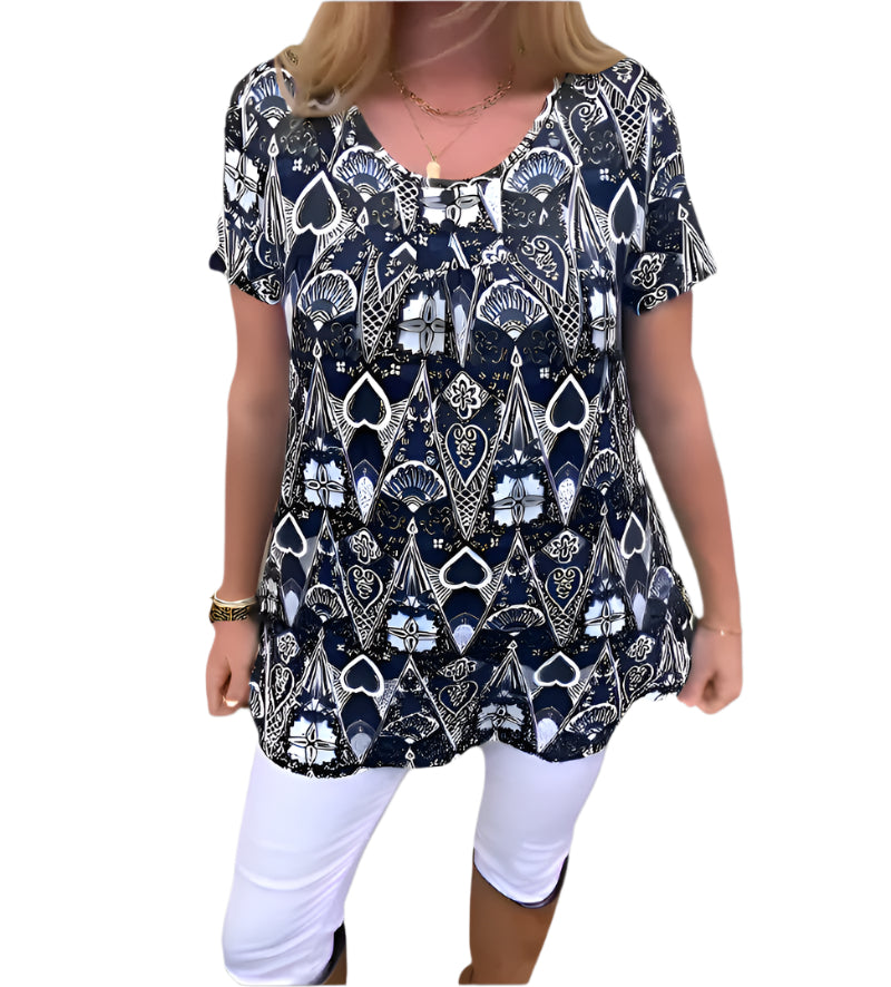 Nova – Retro Sommer T-Shirt mit zeitlosem Design