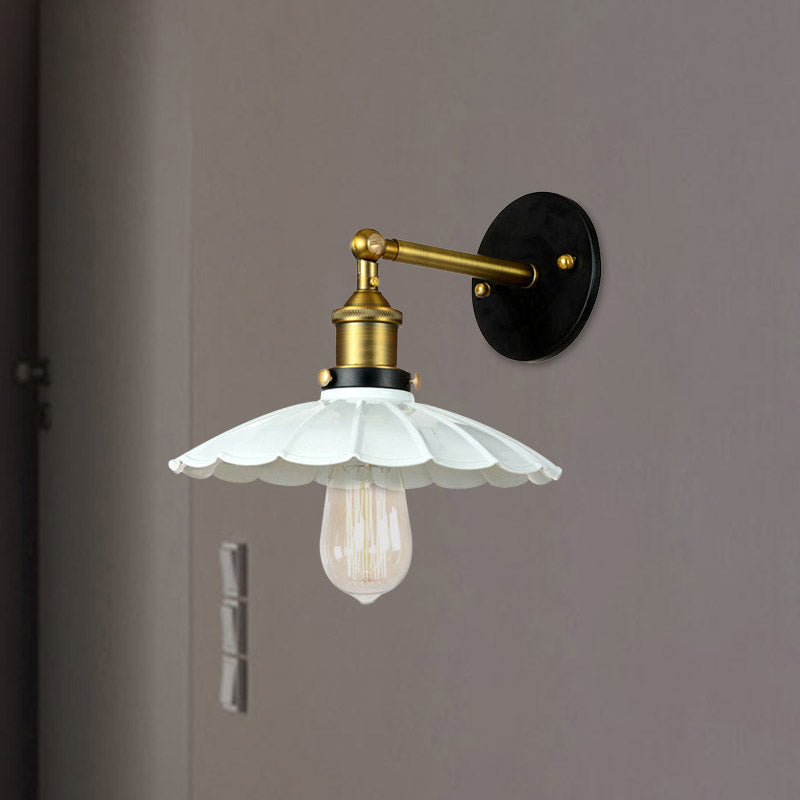 AntiqRay – Verstellbare retro Wandleuchte mit Muschel-Design