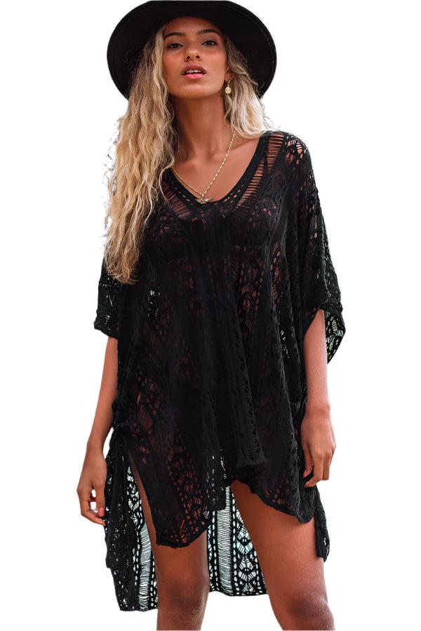 Lacey - V-Ausschnitt ethnisches Badebekleidung Cover-up
