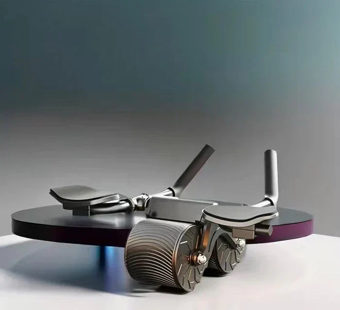 Ab-Rad mit Ellenbogenstütze Automatischer Rückprall-Bauchtrainer