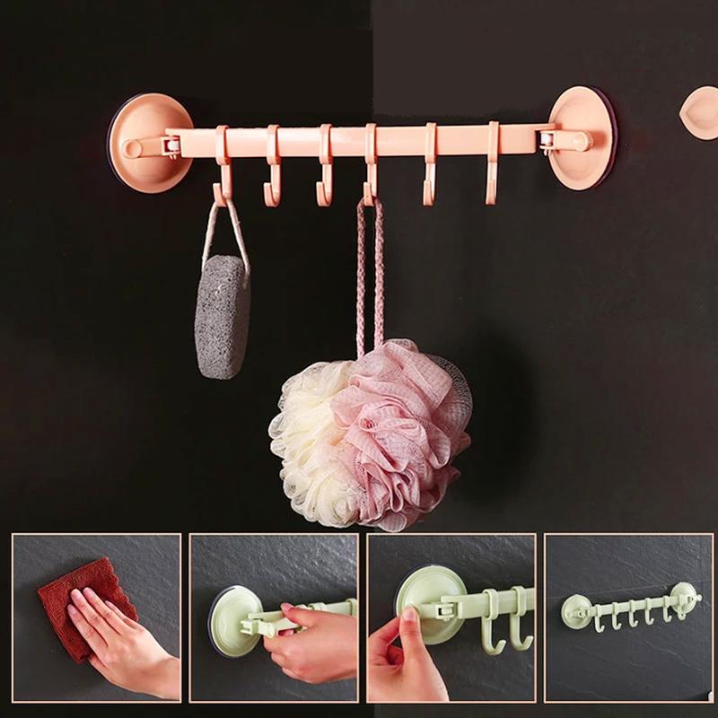 SuctionHook Pro - Verstellbare wandmontierte Saugnapfhaken mit starkem Halt