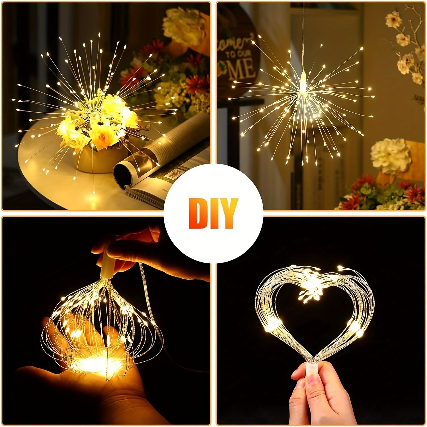 Lámparas colgantes LED en forma de esfera – Encantadora decoración de jardín