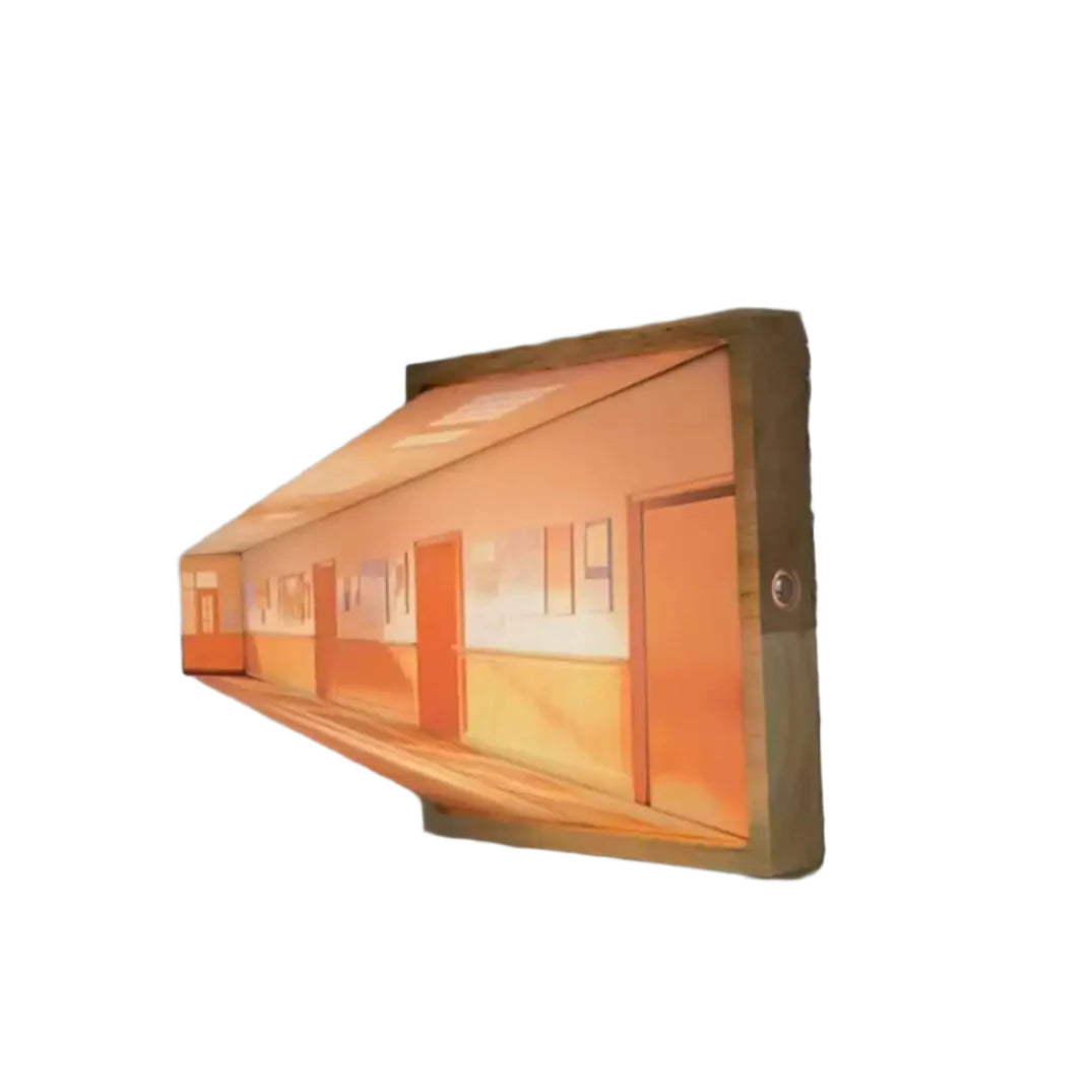 GalleryGlow - 3D kunstinspirierte Wandlampe mit beleuchteten Meisterwerken