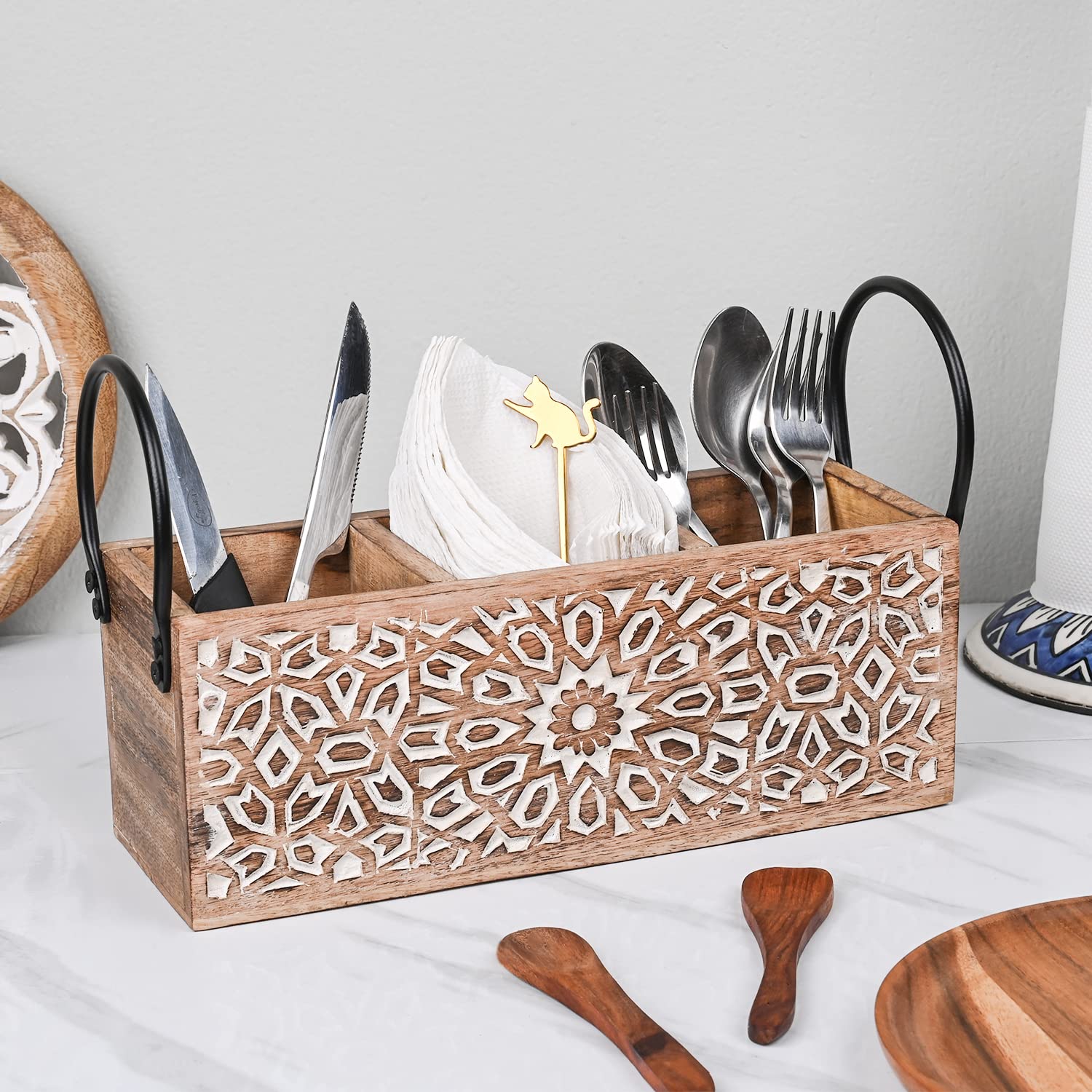 Celari - Soporte para cubiertos caleidoscópico