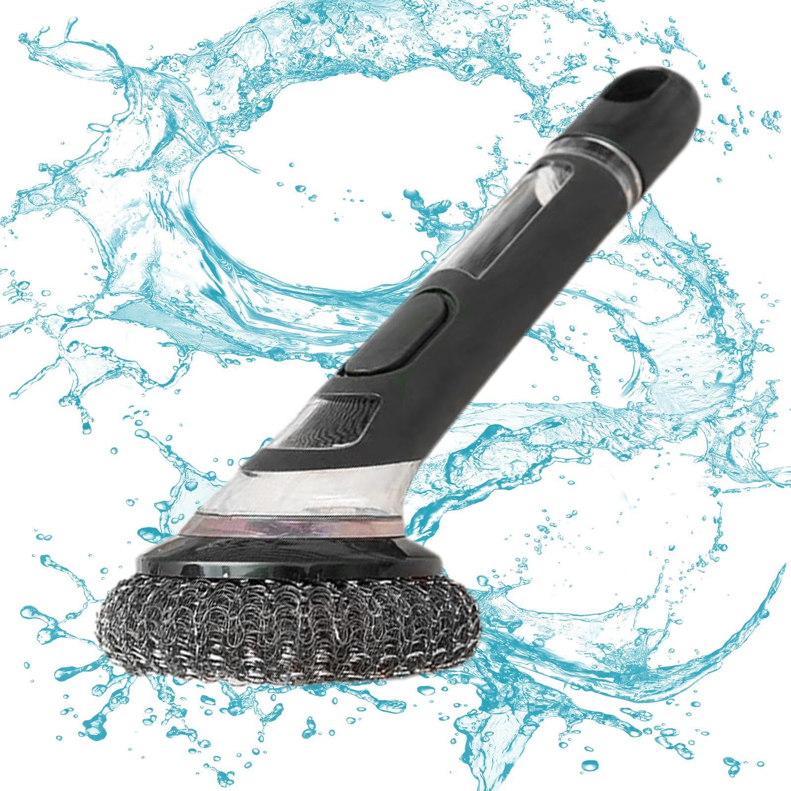 Seifenspender-Küchenbürste | Ergonomischer Pfannen- und Spülschwamm