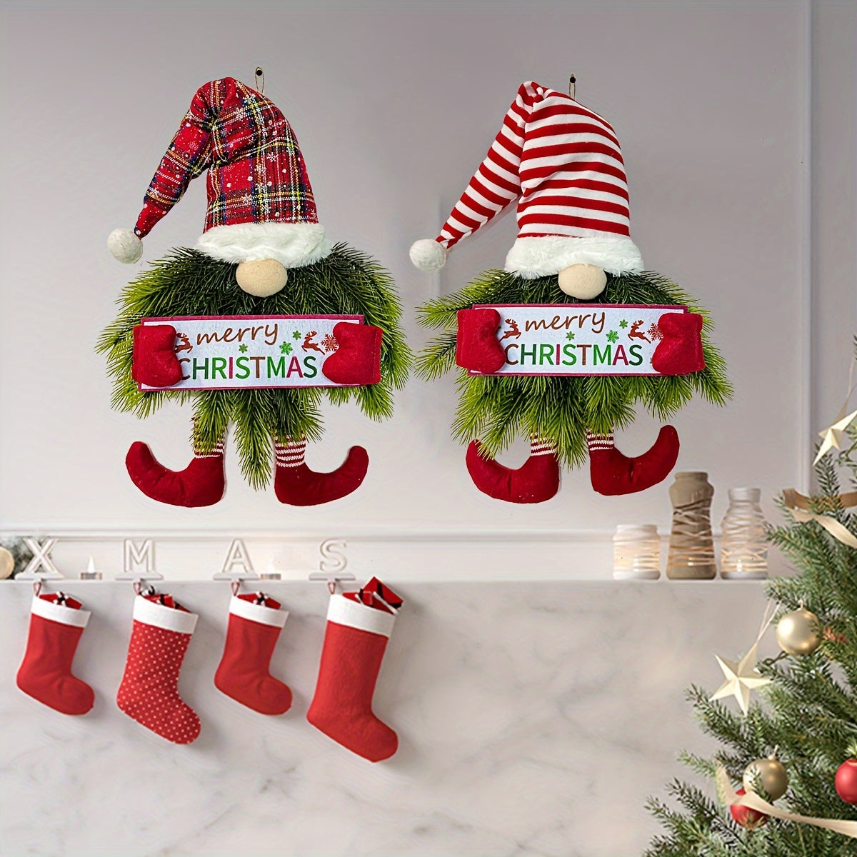 Couronne de Noël Art Déco