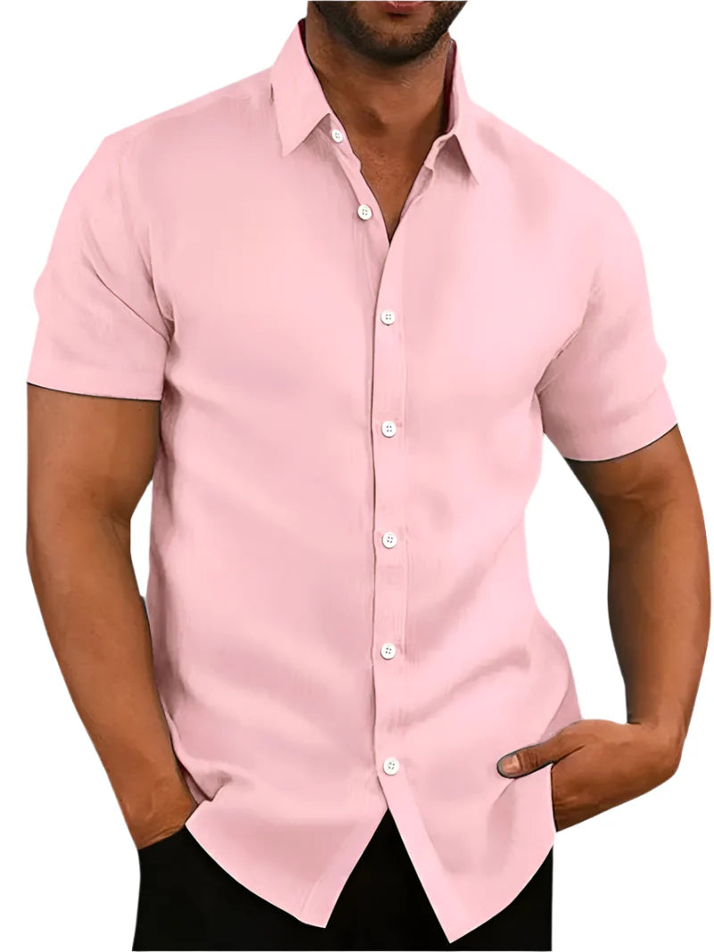 Phillip - Kortærmet skjorte med knaplukning