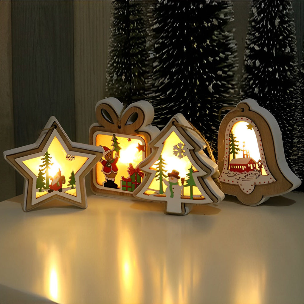 Décoration de Noël en bois
