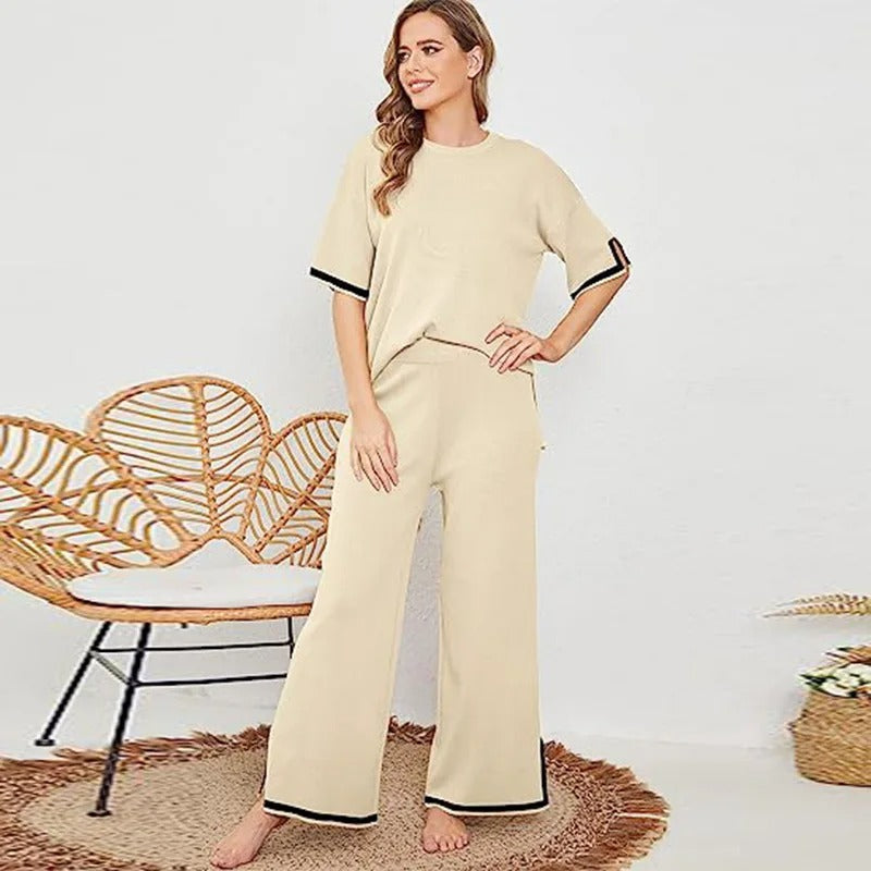 Lily - Elegantes Totaal-Set mit weitem Bein