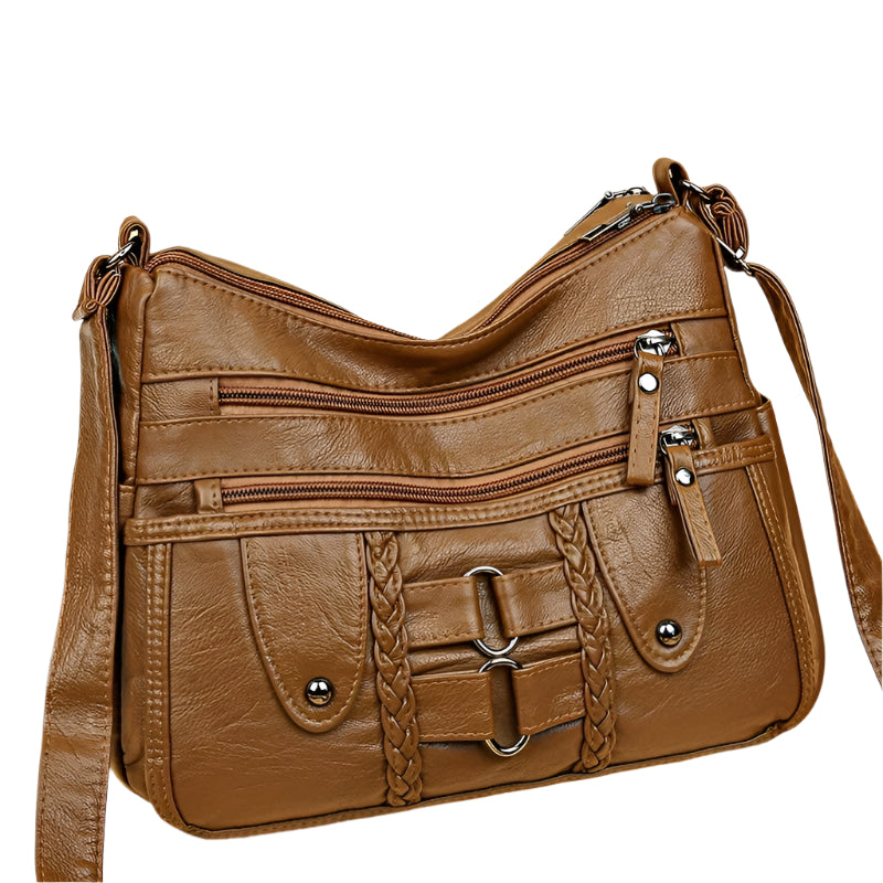 Maureen - Sac multi-lynlås moderne avec bandoulière réglable