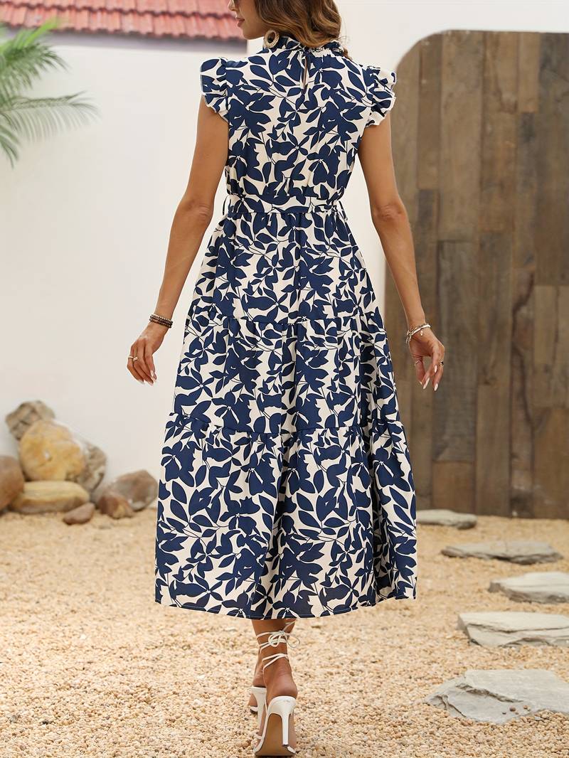 Aurelia – Elegantes Kleid mit Rüschensänen für Frühling und Sommer