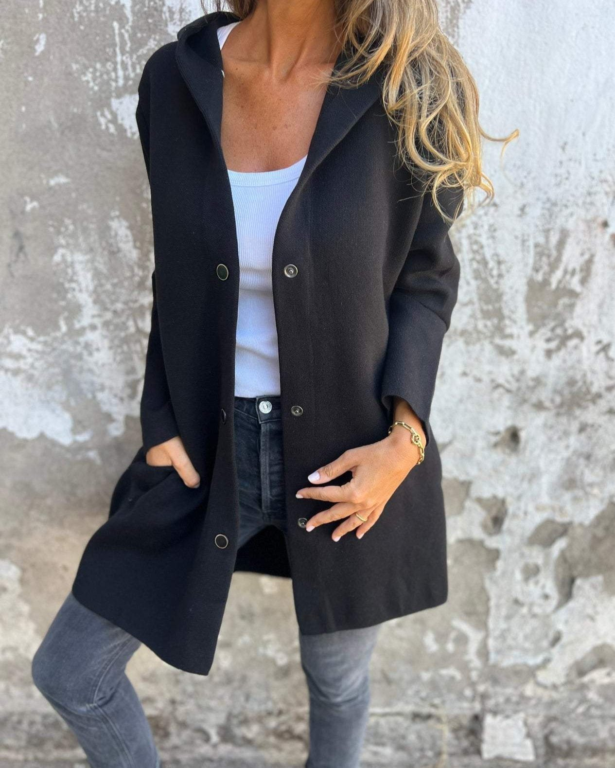 Johanna – chaqueta de punto con adorno de botones