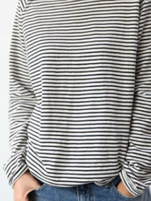 Laura - Lässige Slim Fit Bluse mit Streifenmuster