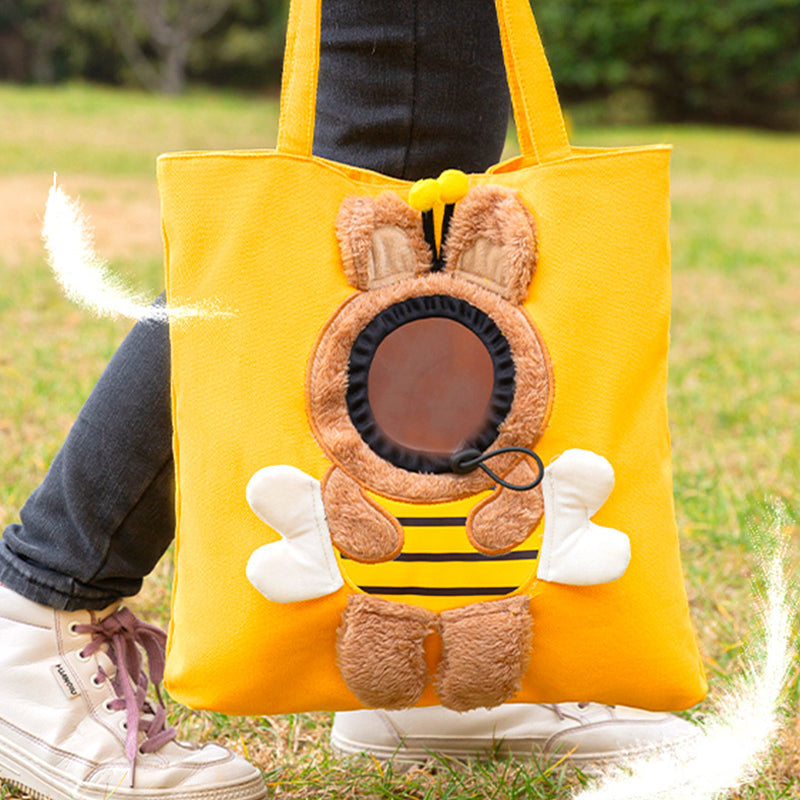 PetPouch - Süße Haustiertasche aus Leinen