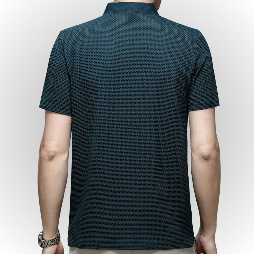Ashton - Luxuriöses Poloshirt mit Textur