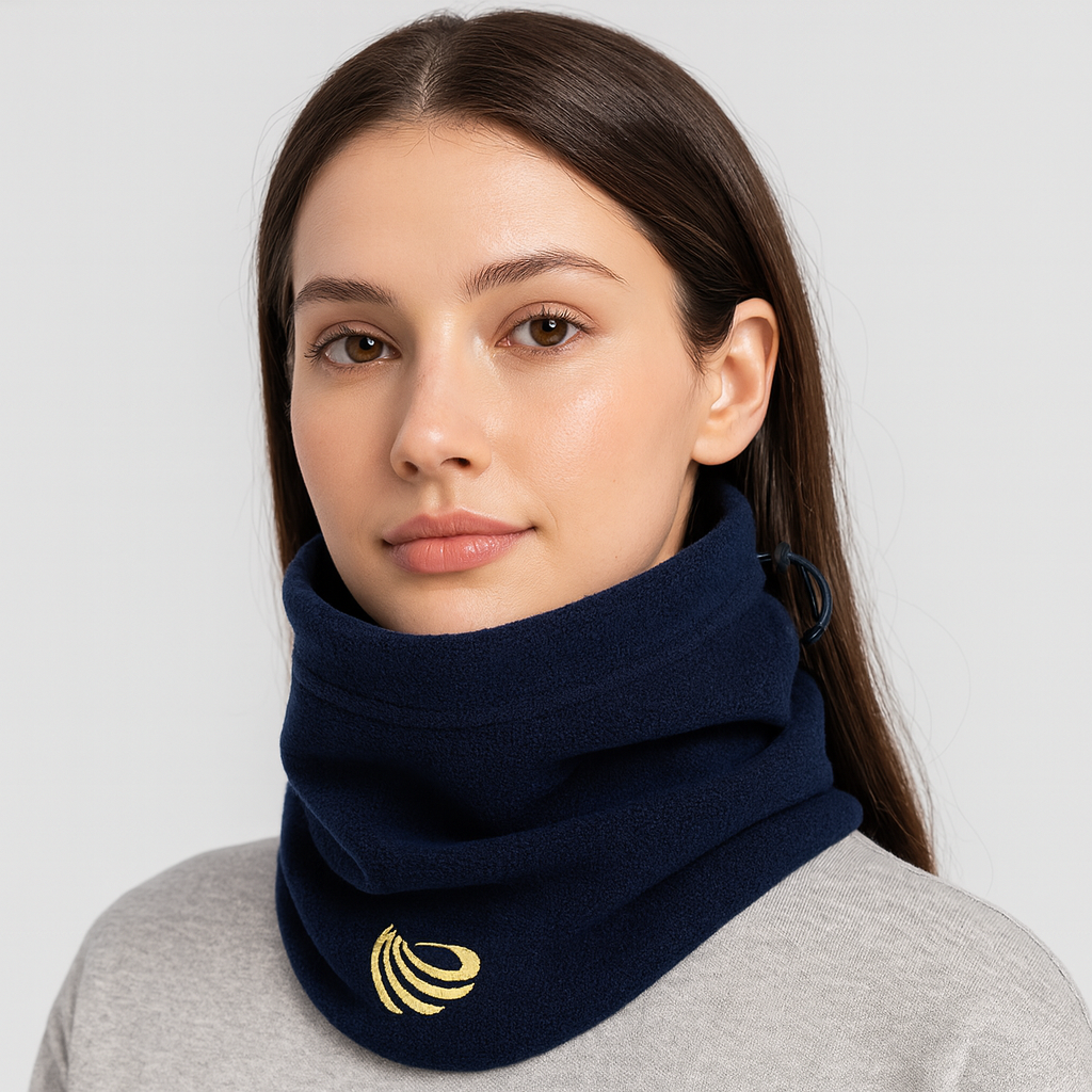 Calentador de cuello de forro polar para todo clima – Calentador facial para esquí y actividades al aire libre para hombres y mujeres