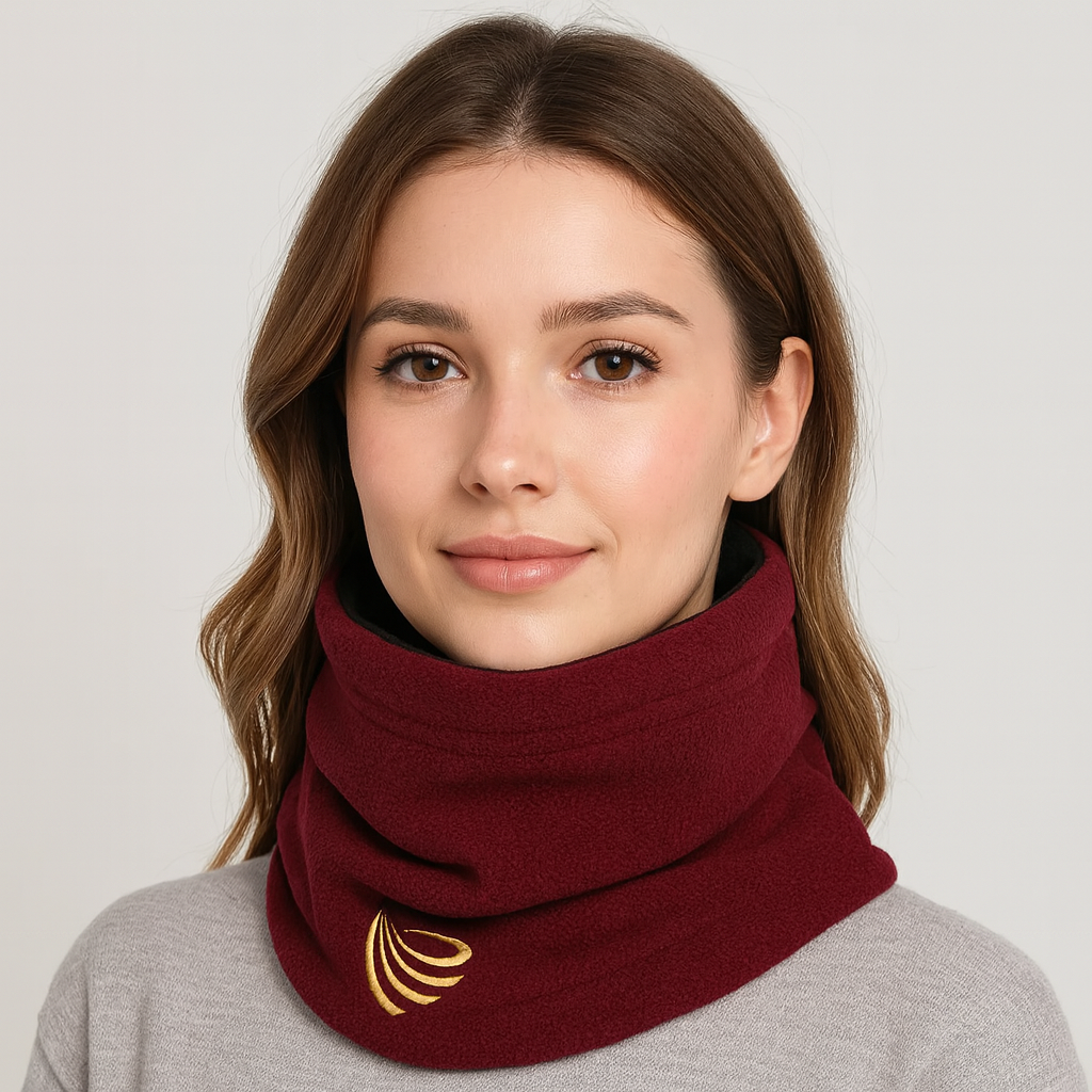 Calentador de cuello de forro polar para todo clima – Calentador facial para esquí y actividades al aire libre para hombres y mujeres