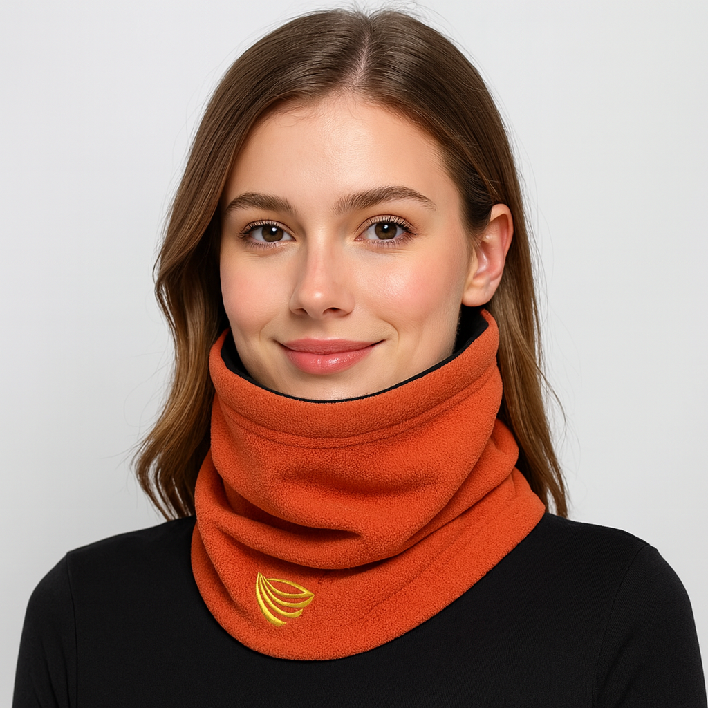 Calentador de cuello de forro polar para todo clima – Calentador facial para esquí y actividades al aire libre para hombres y mujeres